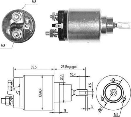 MAGNETI MARELLI Magnetlülitus,starter 940113050407